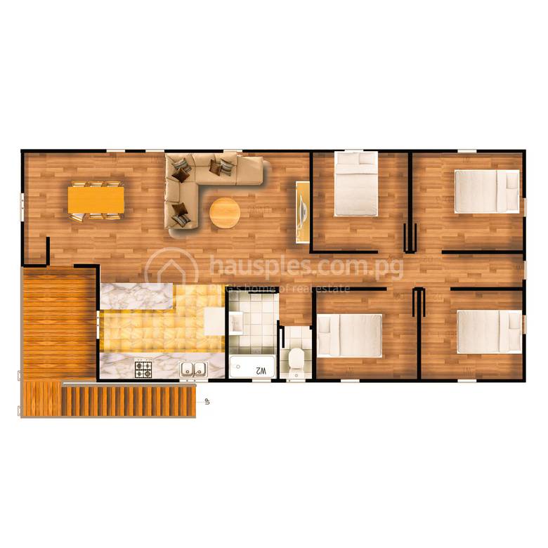 Anitua 7 Mile Estate | Section 59 | 4 Bedrooms House and lot For Sale for K400,000
