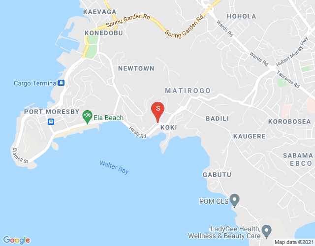 Map of Town, Port Moresby, NCD
