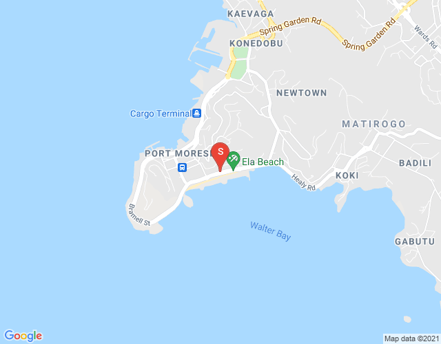 Map of 1 Ela Beach road, Ela Beach, Port Moresby, NCD