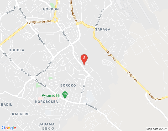 Map of 1 Budoa, Boroko, Port Moresby, NCD