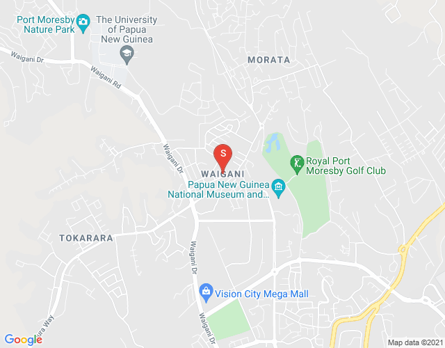 Map of Waigani, Port Moresby, NCD