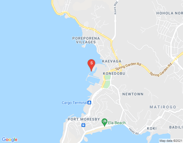 Map of 1 Waterfront Konedobu, Konedobu, Port Moresby, NCD