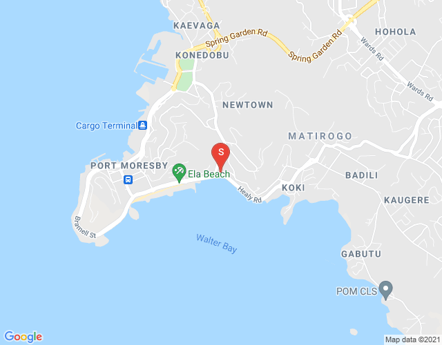 Map of 1 Le Hunt Road, Ela Beach, Port Moresby, NCD