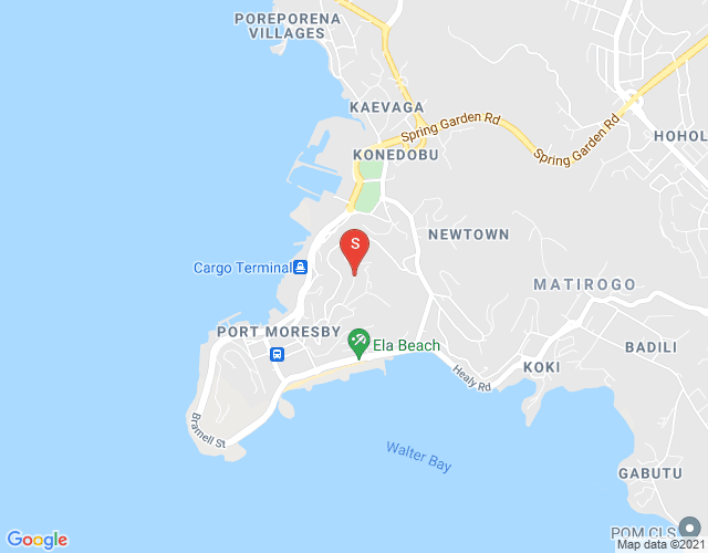 Map of 1 Davetari Drive, Moresby Central, Port Moresby, NCD