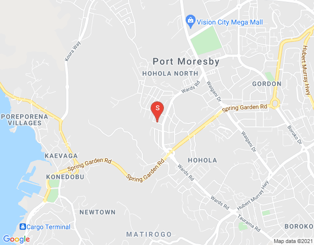 Map of Street 111 Mango, Hohola, Port Moresby, NCD