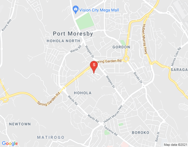 Map of Garden Hills, Port Moresby, NCD