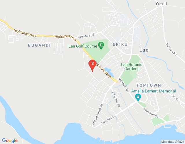 Map of Butibam Road 17/Voco Point, Lae, Morobe