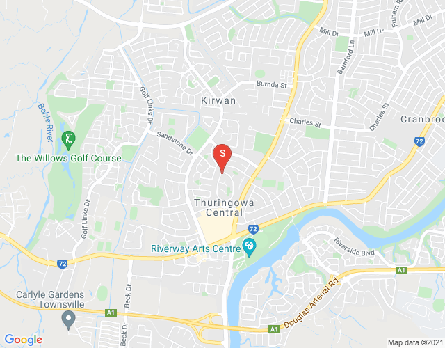 Map of 10 Tam O'Shanter Drive, THURINGOWA CENTRAL, Townsville & District, 4817, QLD