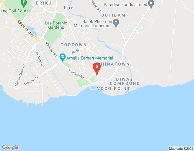 Map of House/Airways Avenue Voco Point, Lae, Morobe