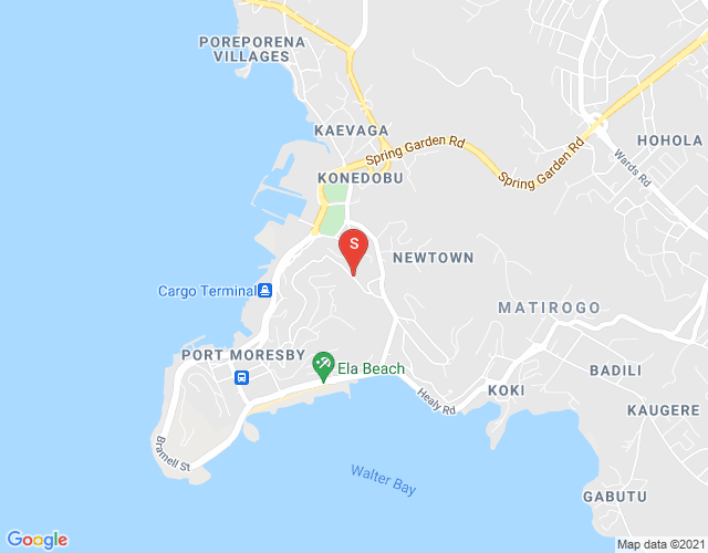 Map of Unit 5B, Konedobu, Port Moresby, NCD