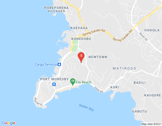 Map of Avenue Airvos, Konedobu, Port Moresby, NCD