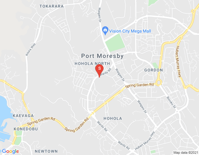 Map of Road Wards, Hohola, Port Moresby, NCD