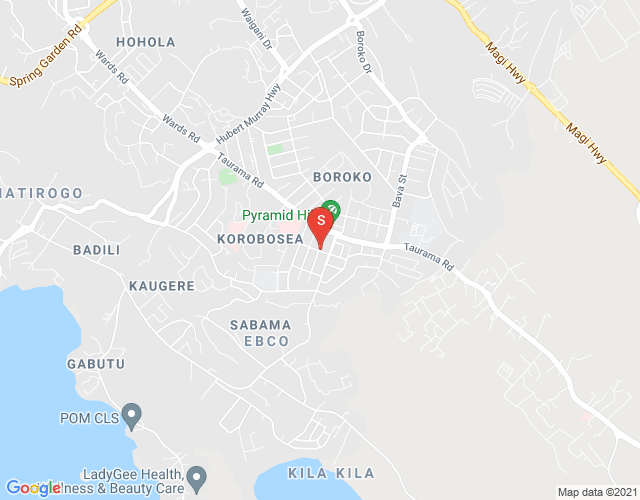 Map of 1 Turua, Boroko, Port Moresby, NCD