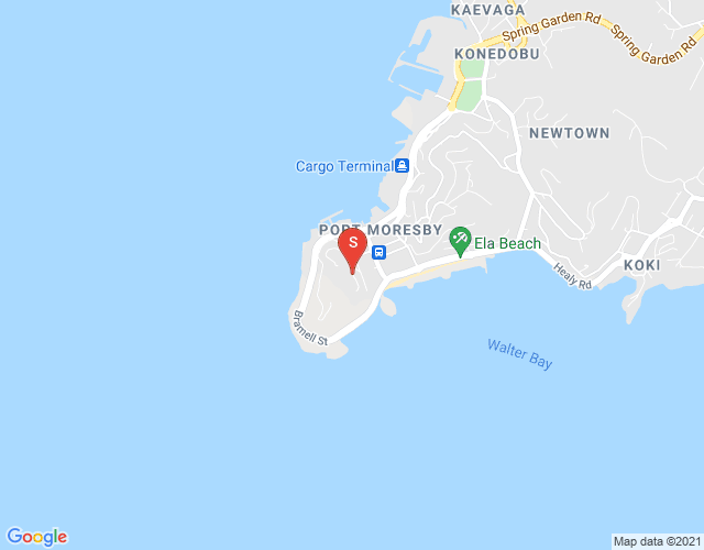 Map of 1/1 Bouganville  Crescent, Paga Hill, Port Moresby, NCD
