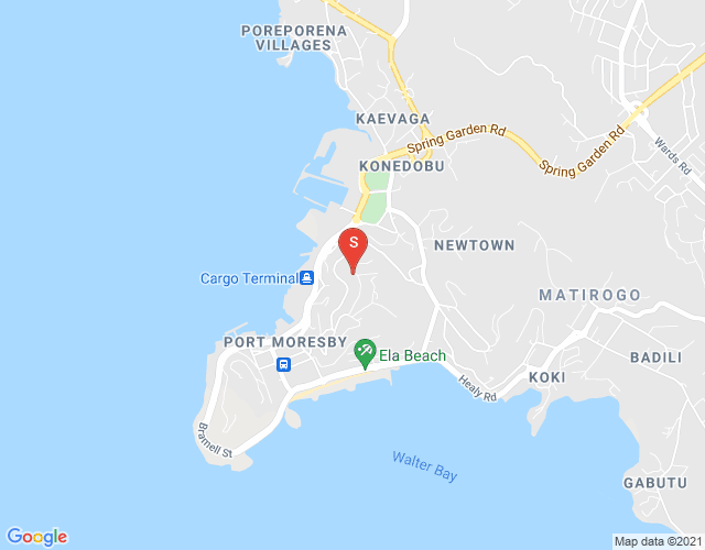 Map of 1/1 Davetari Drive, Konedobu, Port Moresby, NCD