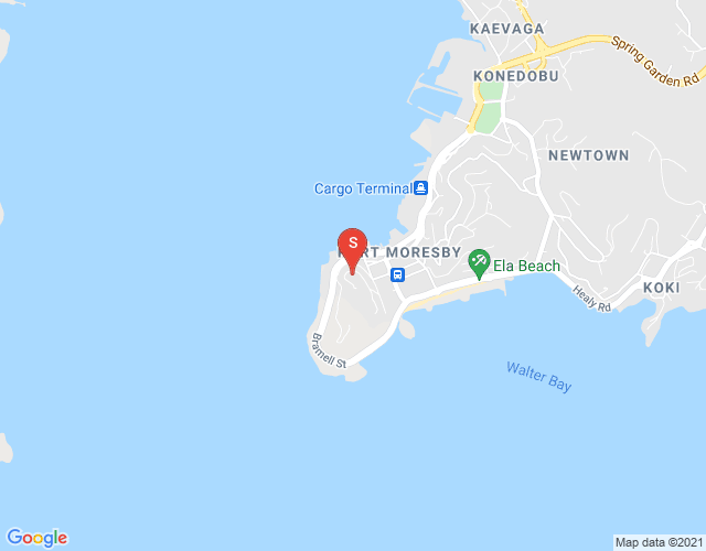 Map of Bougainville Crescent Paga, Paga Hill, Port Moresby, NCD