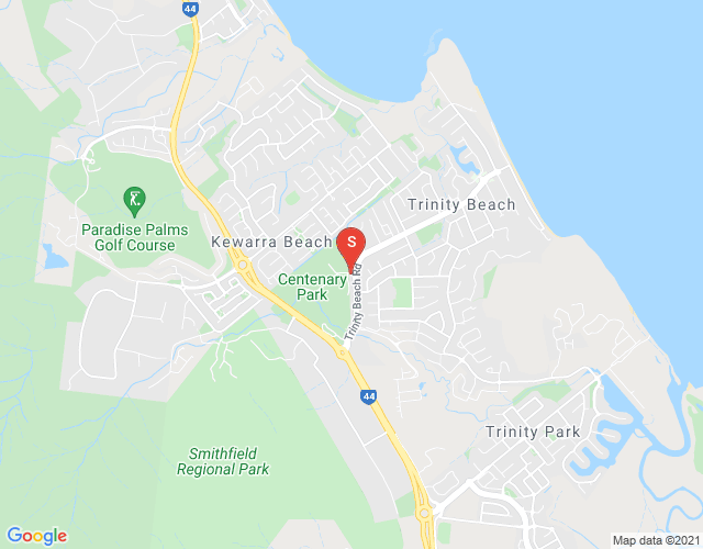 Map of Trinity Beach, Cairns & District, 4879, QLD