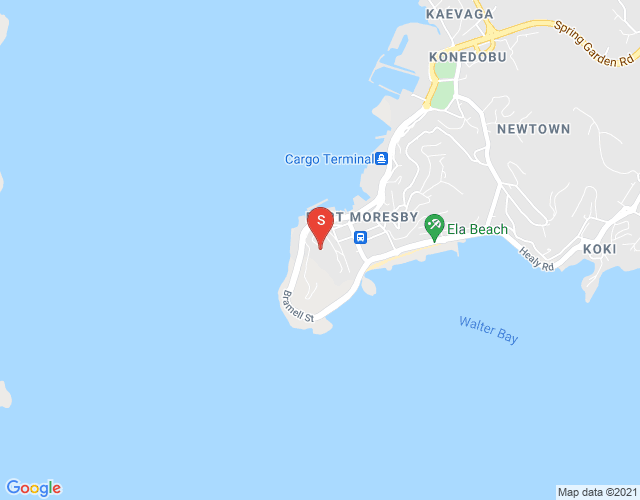 Map of 14/1 Bouganville  Crescent, Paga Hill, Port Moresby, NCD
