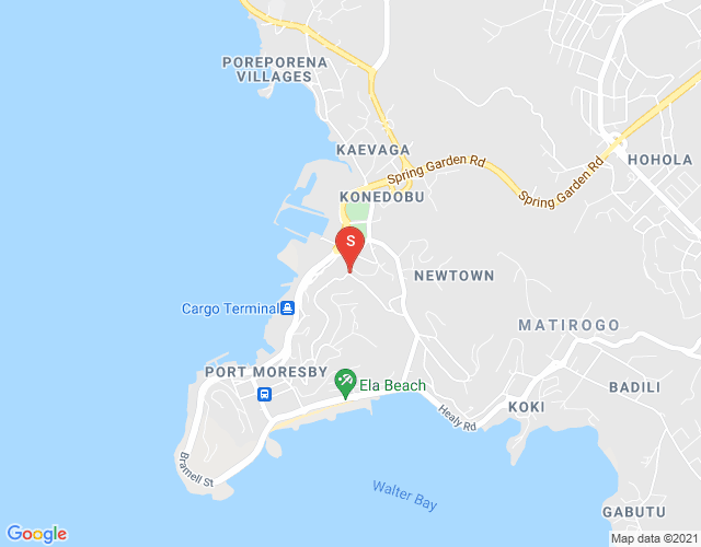 Map of Airvos Avenue, Town, Port Moresby, NCD