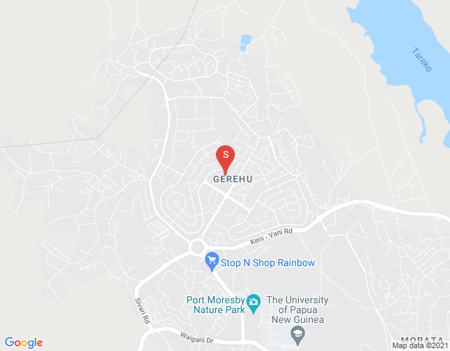 Map of Gerehu, Port Moresby, NCD