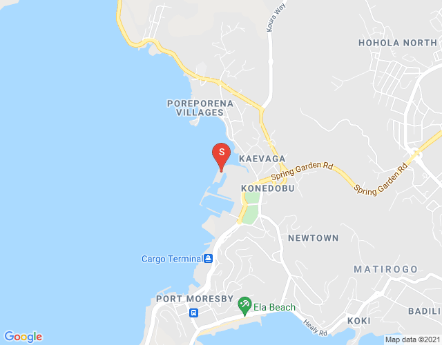 Map of The Peninsula Apartments Harbour City, Konedobu, Port Moresby, NCD