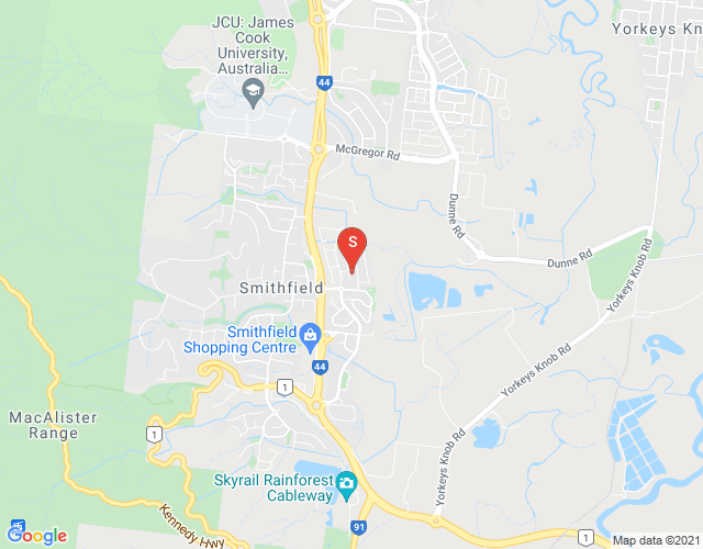 Map of 10 Carter Close, Smithfield, Cairns & District, 4878, QLD