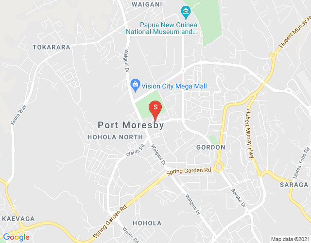 Map of Waigani, Port Moresby, NCD