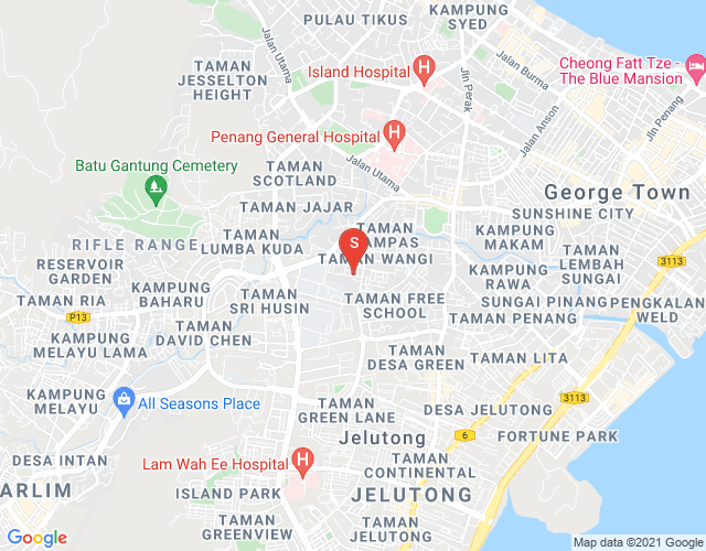 Map of Town, Port Moresby, NCD