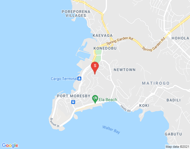Map of Davetari, Touaguba Hill, Port Moresby, NCD