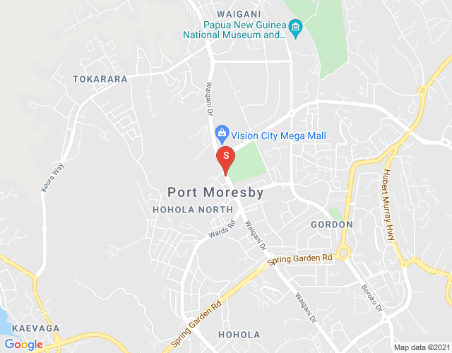 Map of Waigani, Port Moresby, NCD