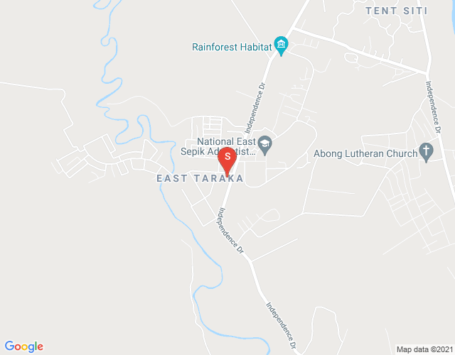 Map of Lae, Morobe