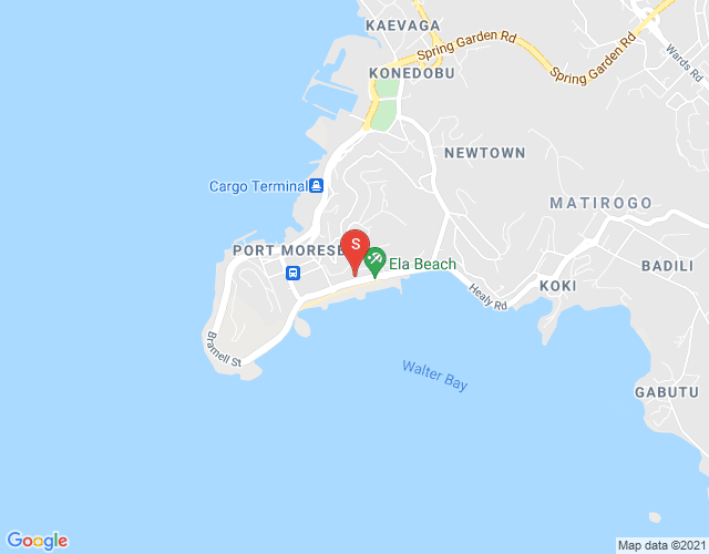 1 Ela Beach, Ela Beach, 莫尔兹比港, 国家首都区地图