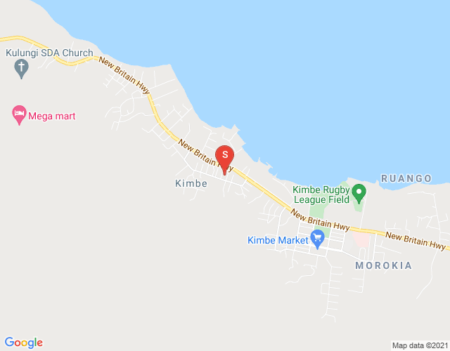 Map of Kimbe, West New Britain