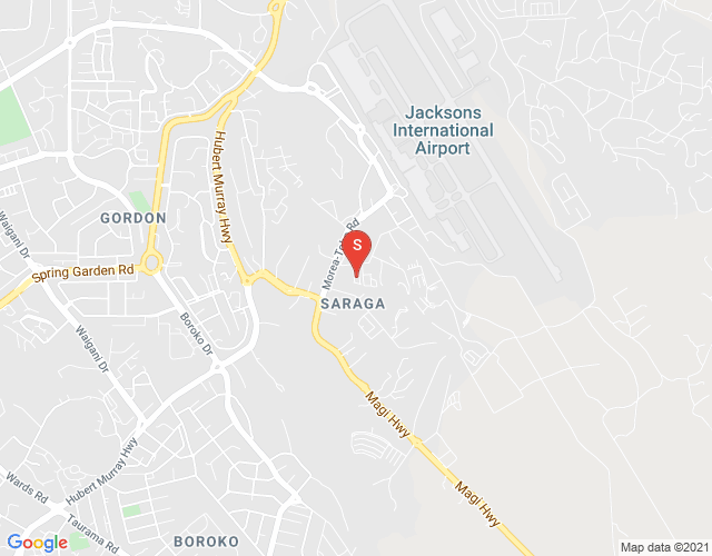 Map of Street Kittyhawk, 6 Mile, Port Moresby, NCD