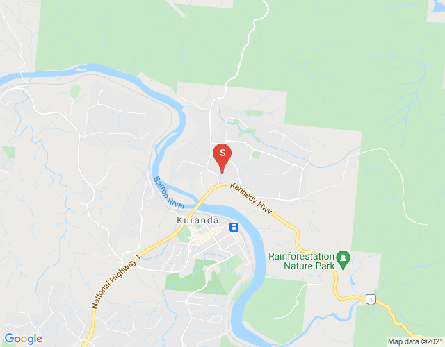 Map of 2-6 Black Mountain Road, KURANDA, Far North Queensland, 4881, QLD