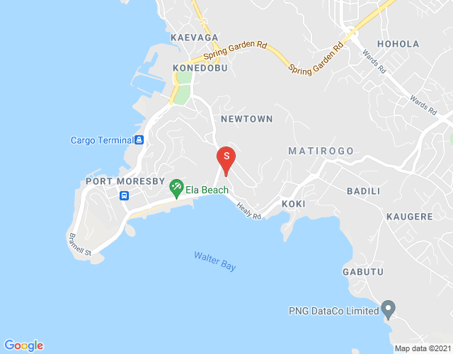 Map of Moresby Central, Port Moresby, NCD