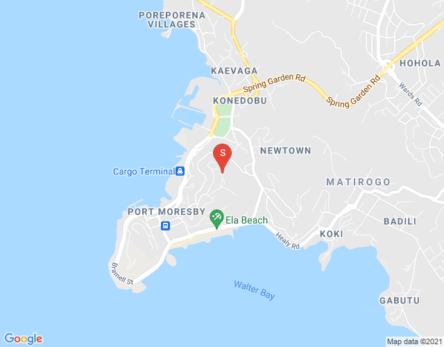 Map of Pinnacle Apartments Davetari Road, Town, Port Moresby, NCD