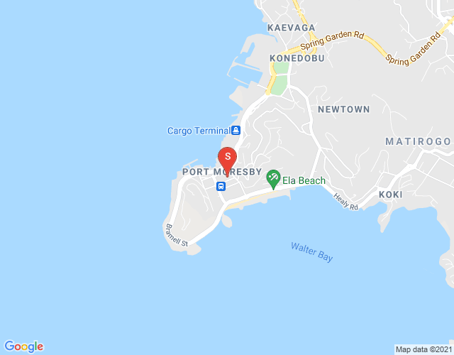 Map of Town, Port Moresby, NCD