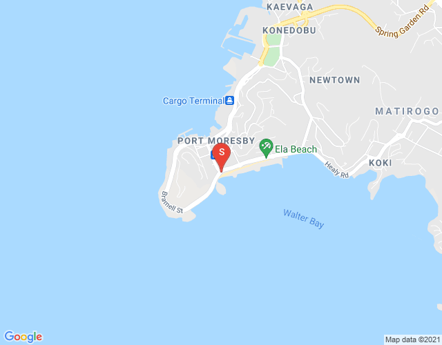 Map of 1 Town, Ela Beach, Port Moresby, NCD