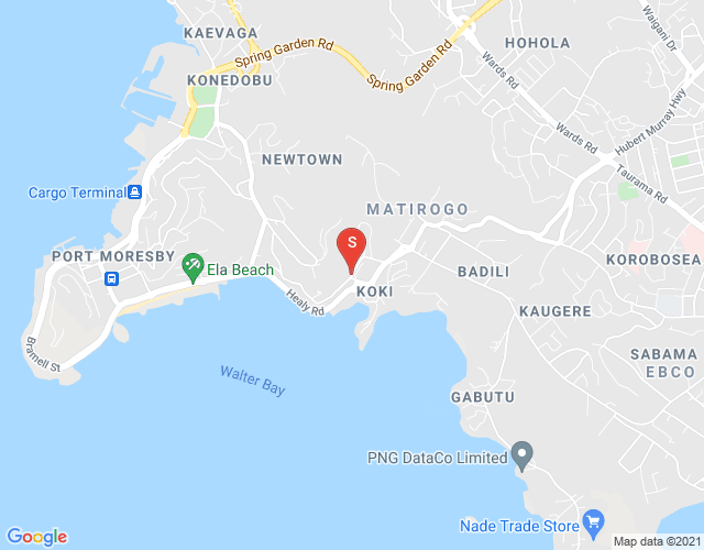 Map of 1 Healey Road, Koki, Port Moresby, NCD
