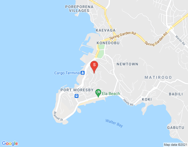 Map of 1 Airvos Ave, Town, Port Moresby, NCD