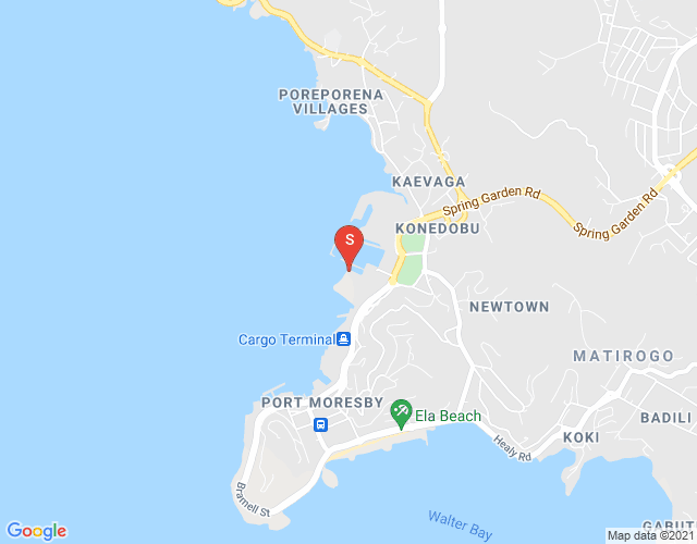 Map of 1 Waterfront – KONEDOBU, Royal Papua Yacht Club, Port Moresby, NCD