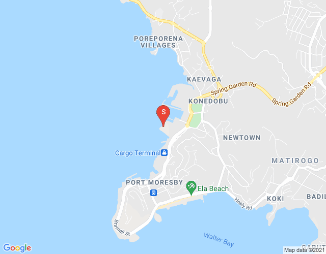 Map of 1 Waterfront – KONEDOBU, Royal Papua Yacht Club, Port Moresby, NCD