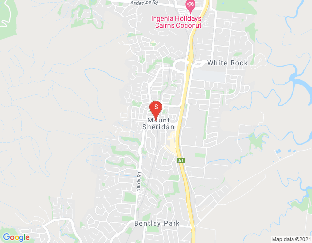 Map of Mount Sheridan, Cairns & District, 4868, QLD