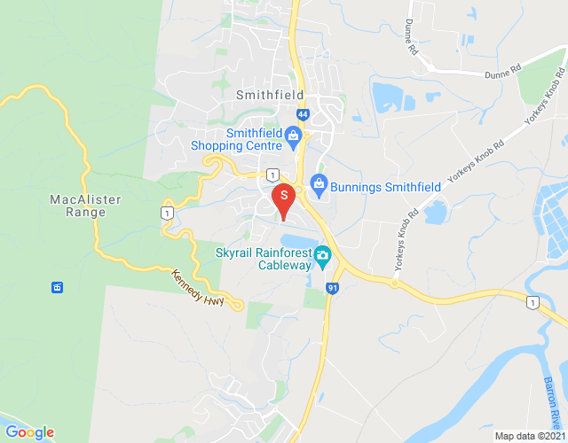 Map of Smithfield, Cairns & District, 4878, QLD