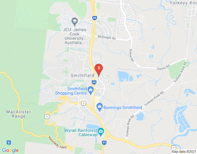 Map of Smithfield, Cairns & District, 4878, QLD