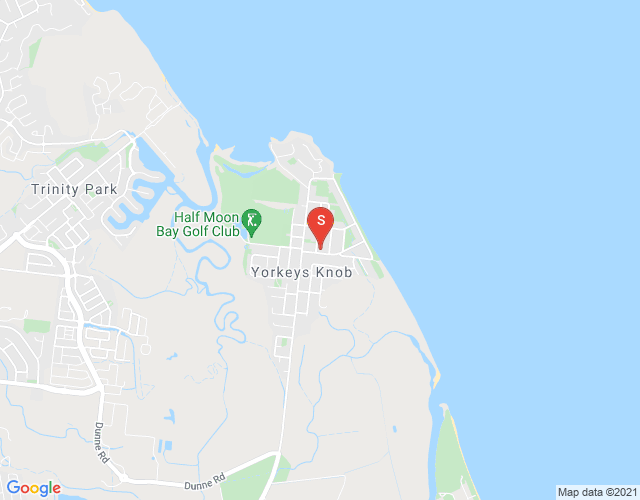 Map of Yorkeys Knob, Cairns & District, 4878, QLD