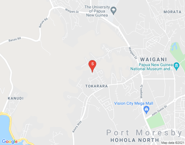 Map of Tokarara, Port Moresby, NCD