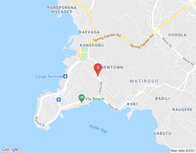 Map of Rainbow Estate, Port Moresby, NCD