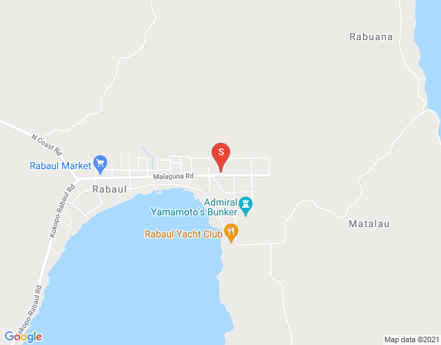 Map of Town, Port Moresby, NCD